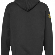 Unisex Fleece Hooded Sweatshirt – Black