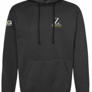Unisex Fleece Hooded Sweatshirt – Black