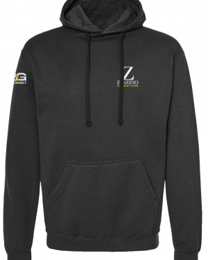 Unisex Fleece Hooded Sweatshirt – Black