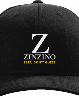 Snapback Trucker Cap – Black