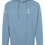 Unisex Fleece Hooded Sweatshirt – Light Slate